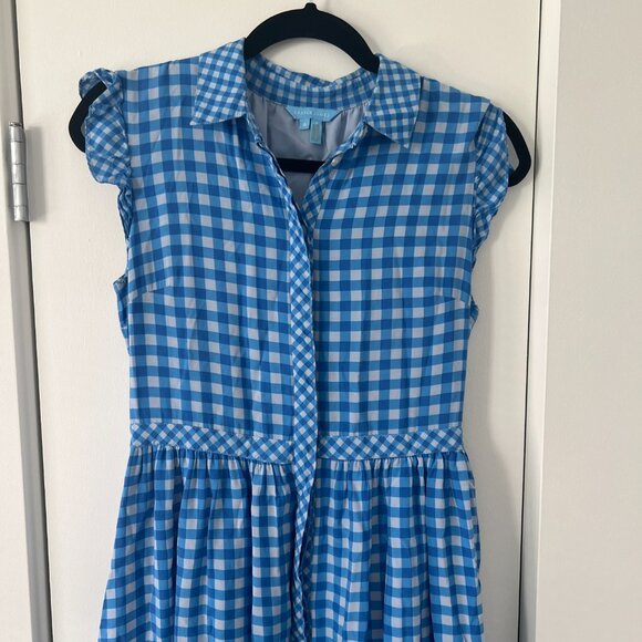 Draper James Flutter Sleeve Patio Shirtdress - Picture 6 of 7